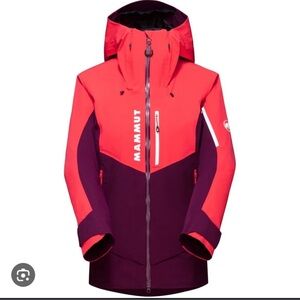 Mammut Women's Ski Jacket - Red and Purple